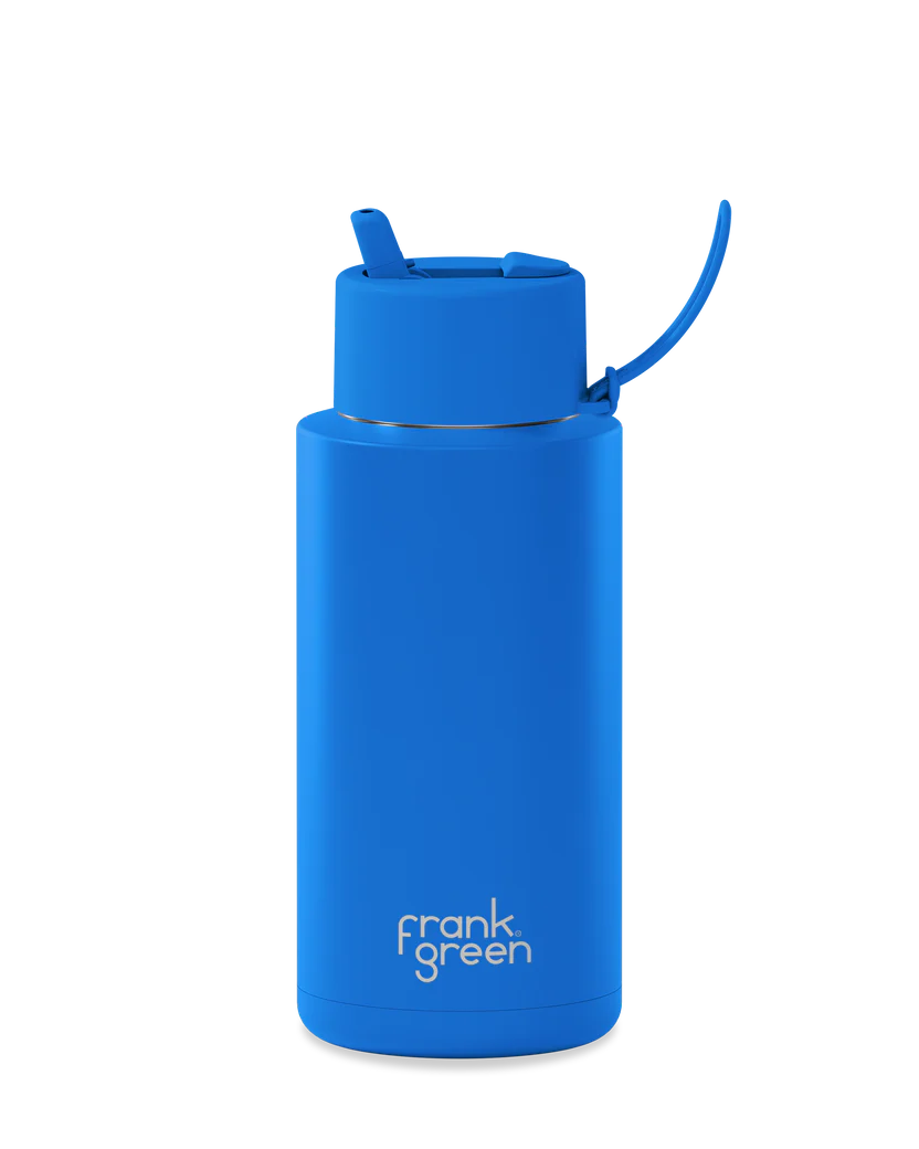Frank Green Ceramic Reusable Bottle 34oz Straw Lid
