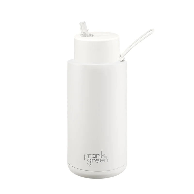 Frank Green Ceramic Reusable Bottle 34oz Straw Lid