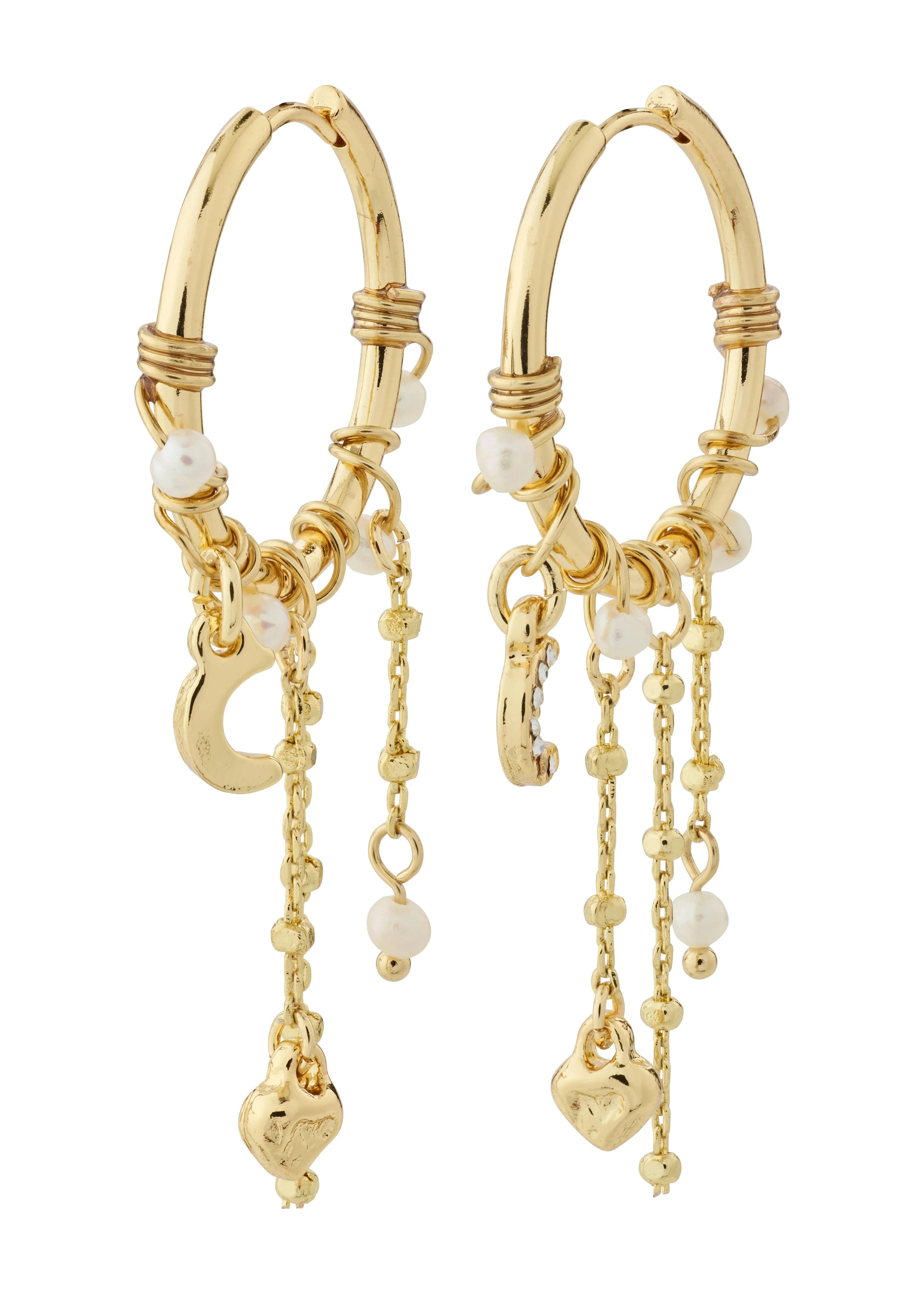 Arlet earrings gold-plated