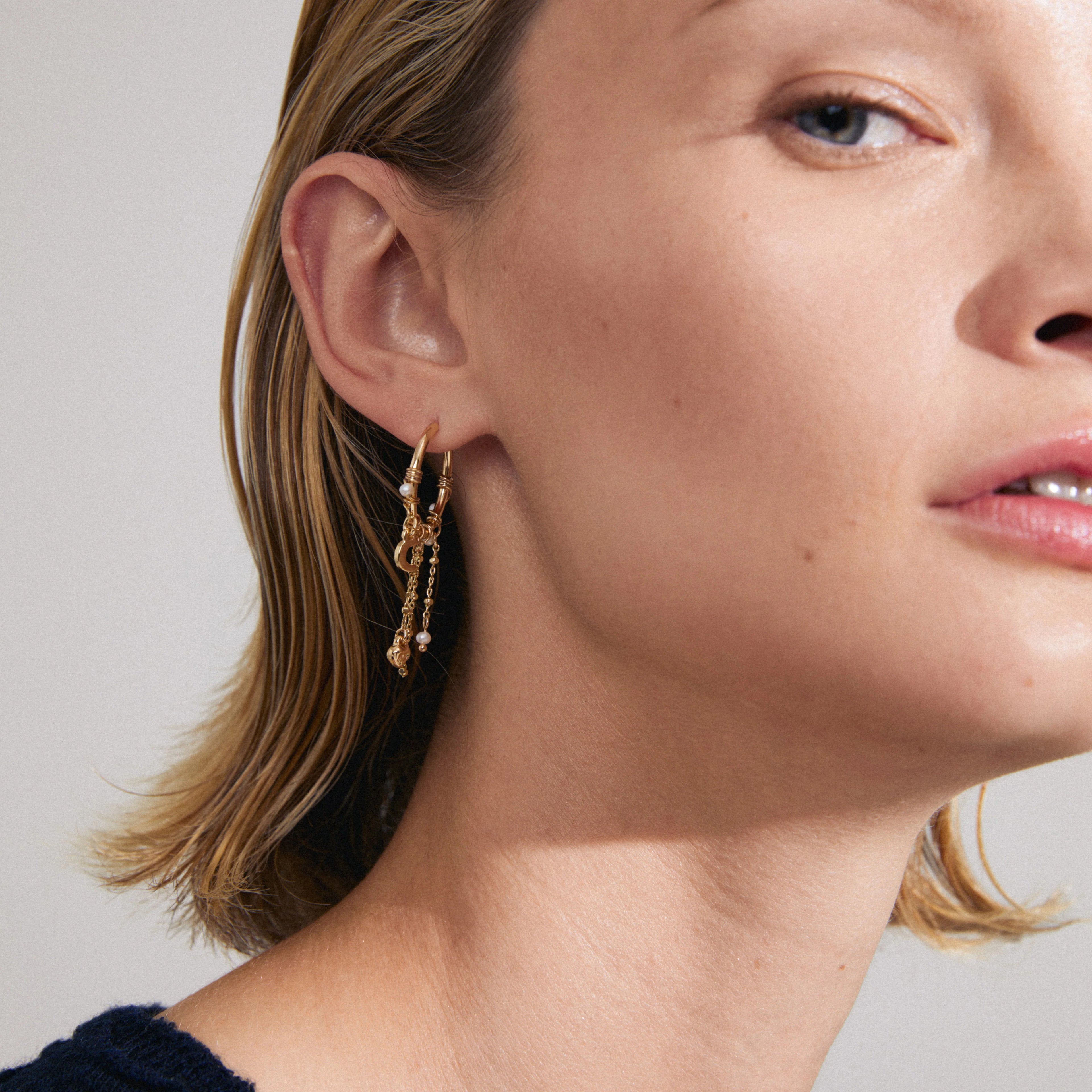 Arlet earrings gold-plated