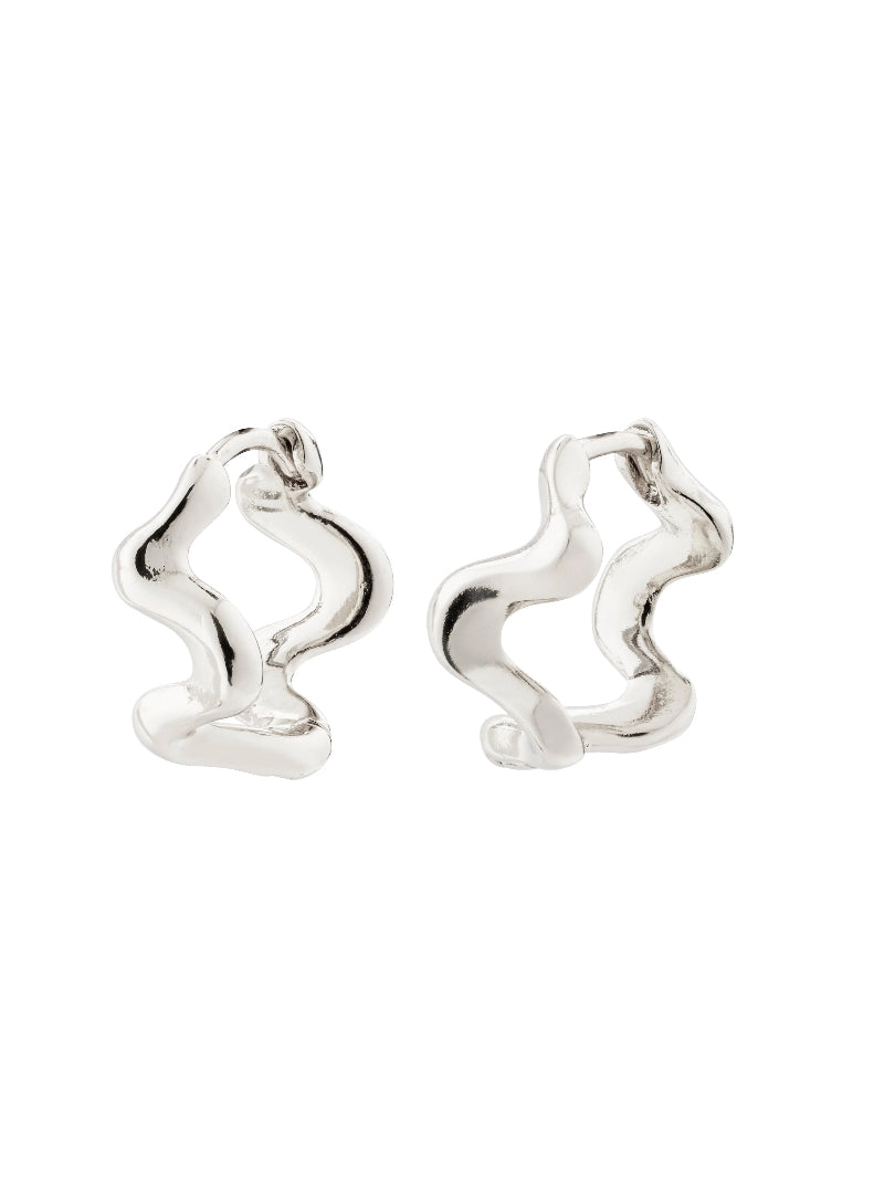 Penelope Recycled Earrings - Silver Plated