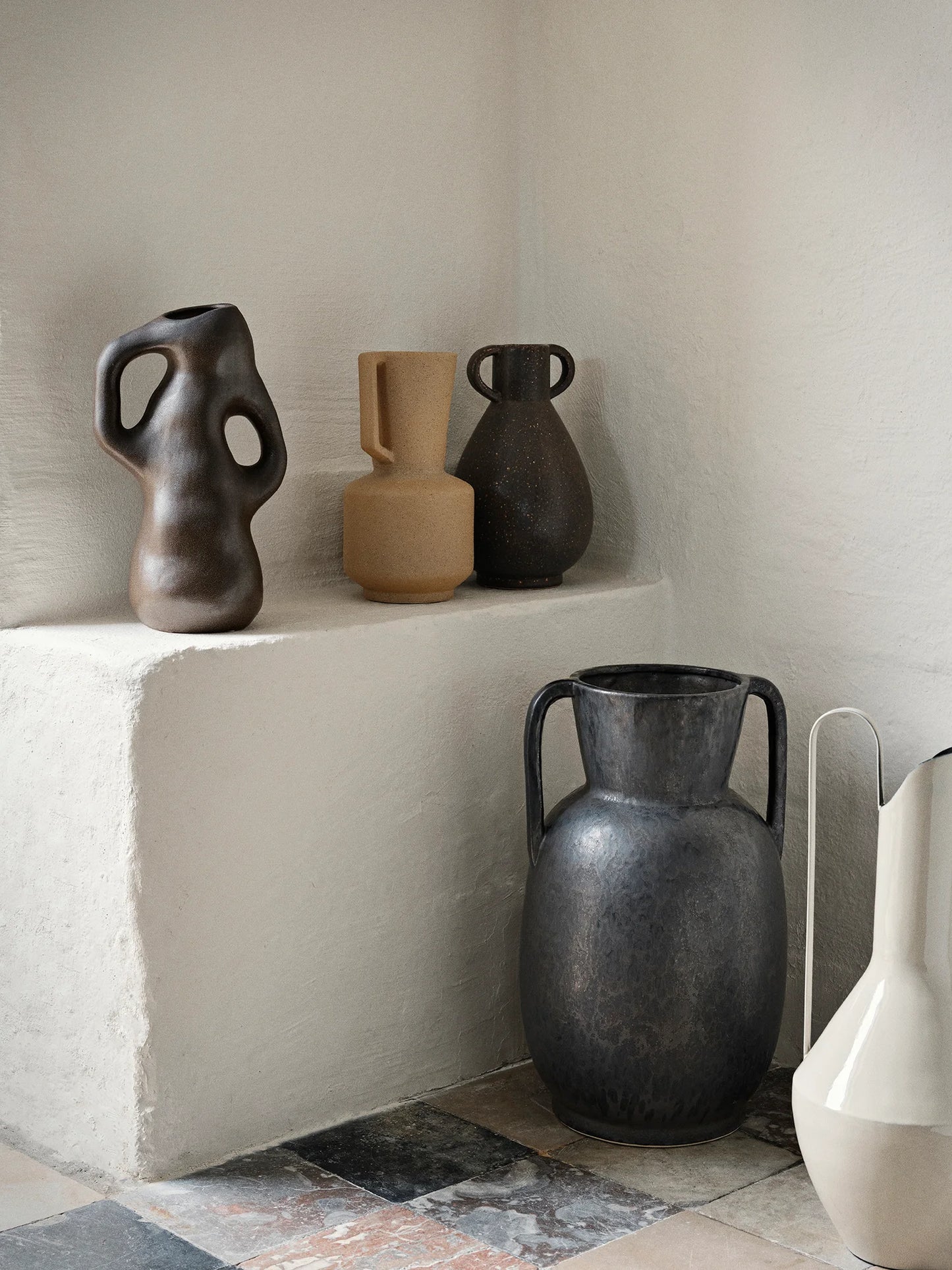 BROSTE Vase Isolde - Antique Brown