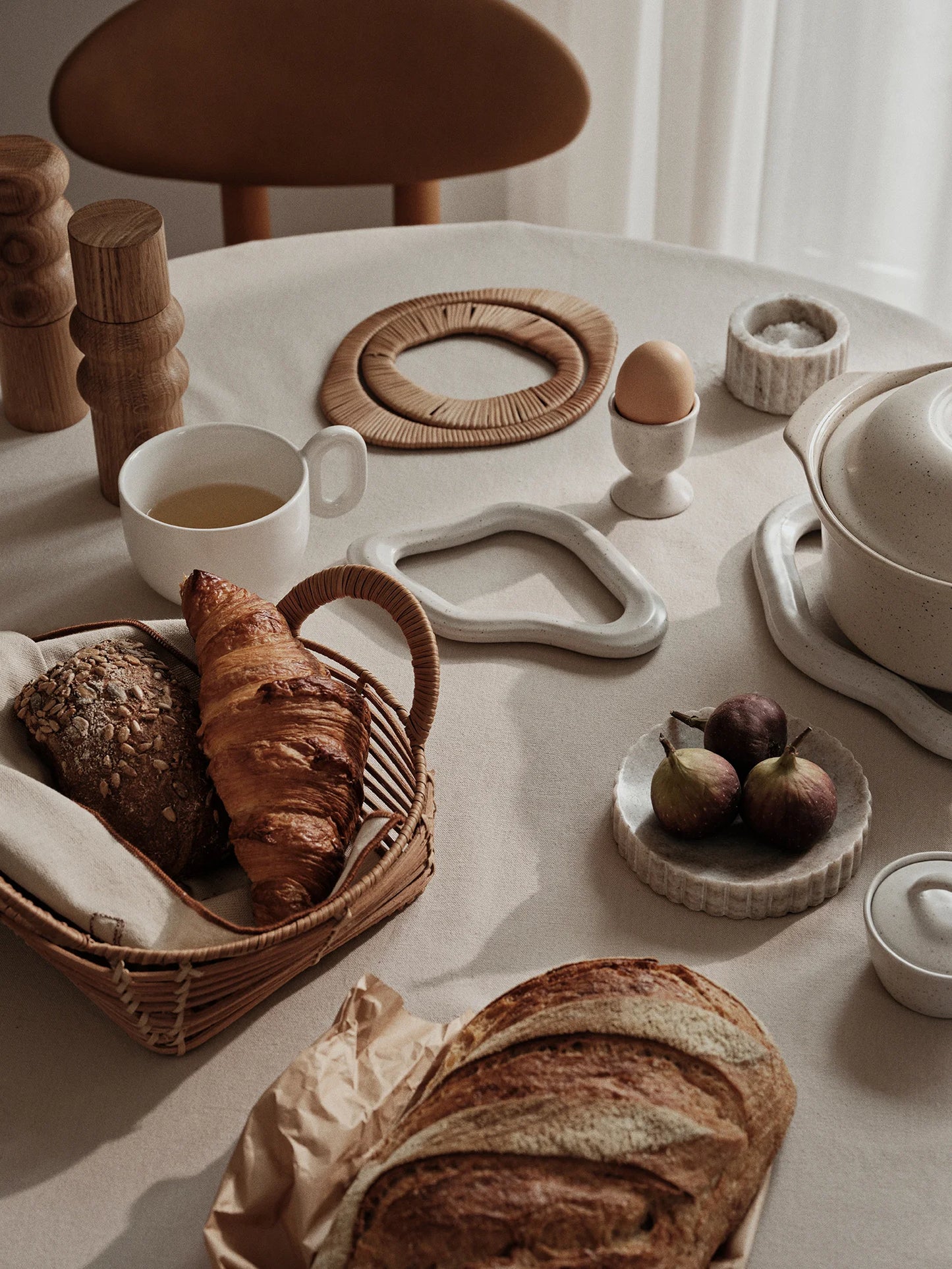 BROSTE Trivet Nordic Vanilla S/2