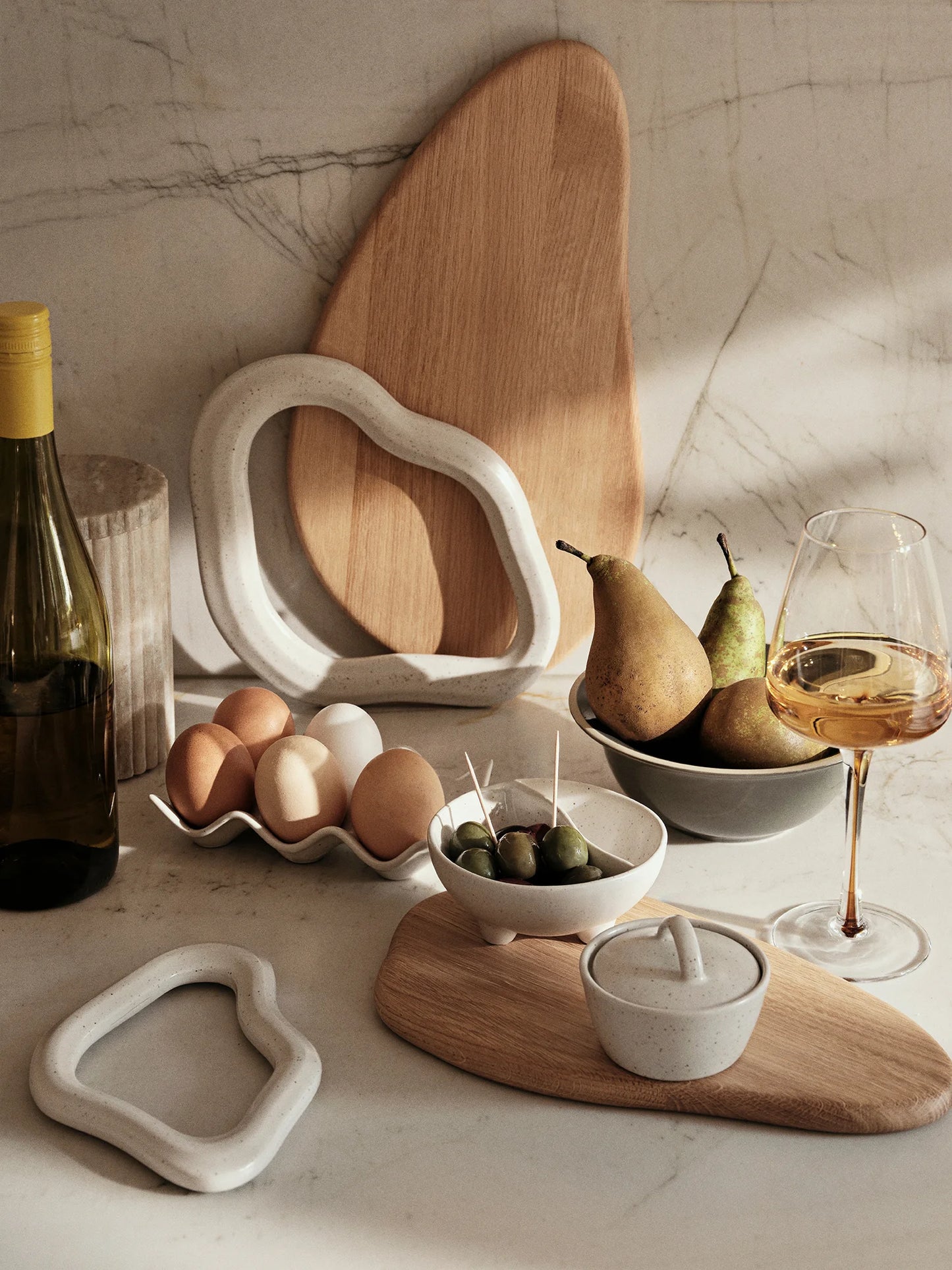 BROSTE Trivet Nordic Vanilla S/2