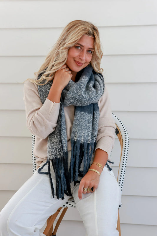 Cosy Scarf - Charcoal Grey