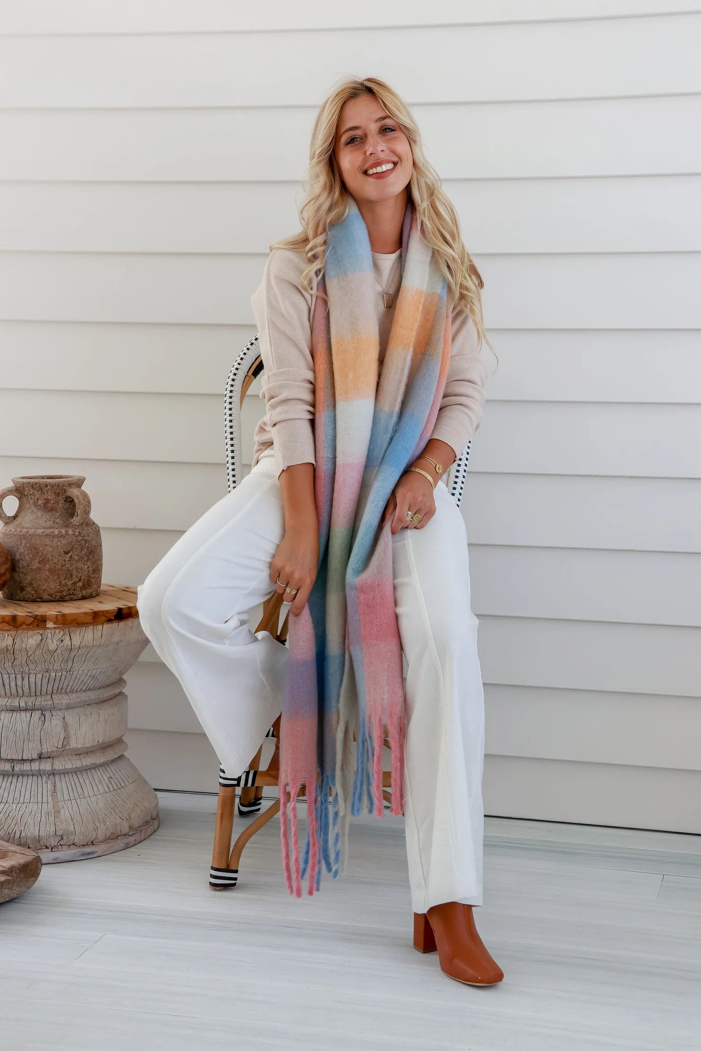 Cosy Scarf - Pastels
