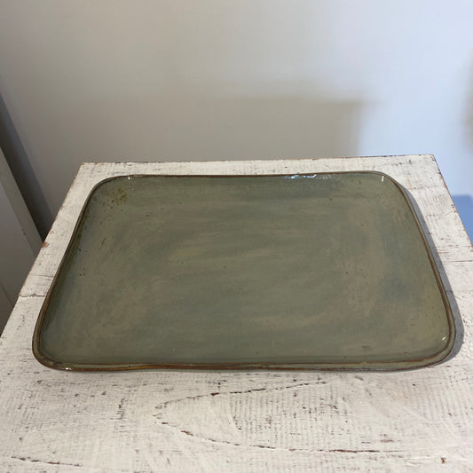 Magnolia Lane Green Platter - large