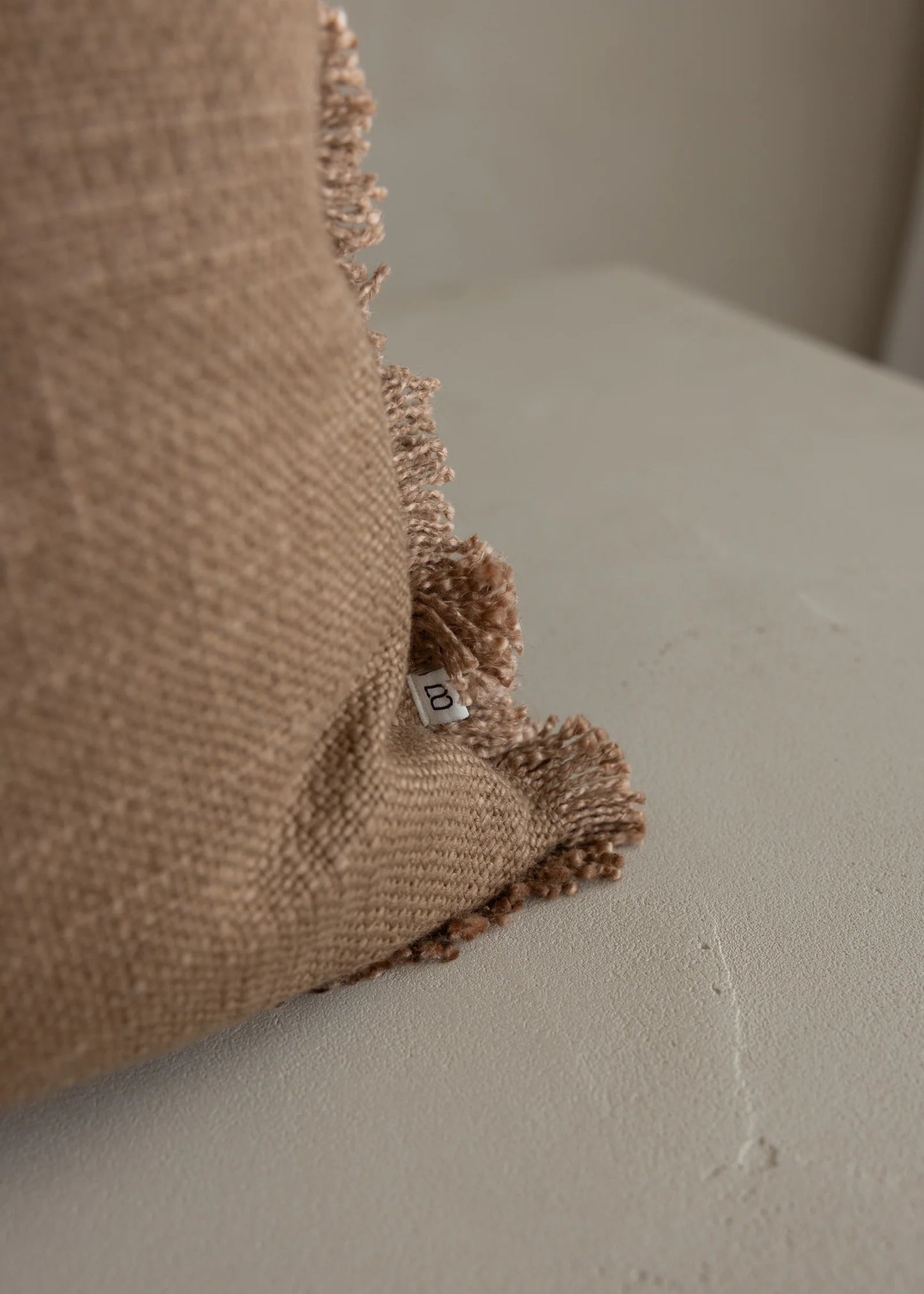 Dover Cushion with Feather Inner - Tan 40x60cm