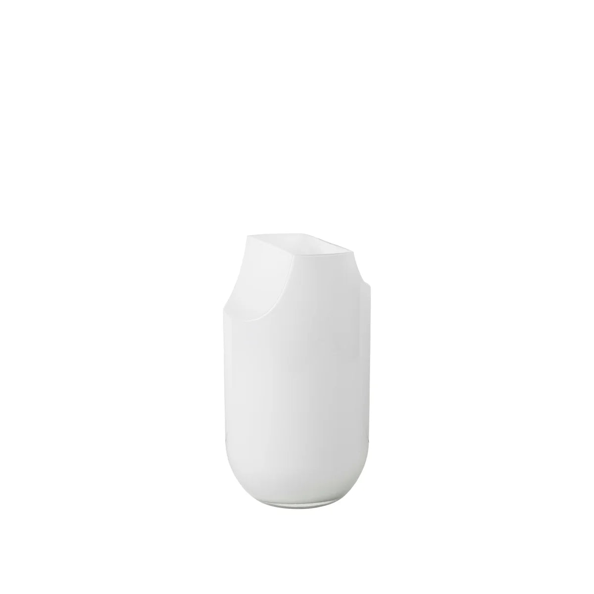 KRISTINA DAM Vase Serif Glass Vase - Opal White - choose from 2 sizes