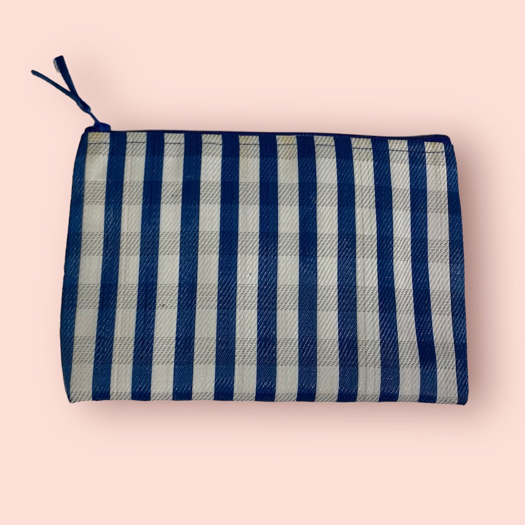 Recycled Plastic Zip Pouch - 8 assorted colours