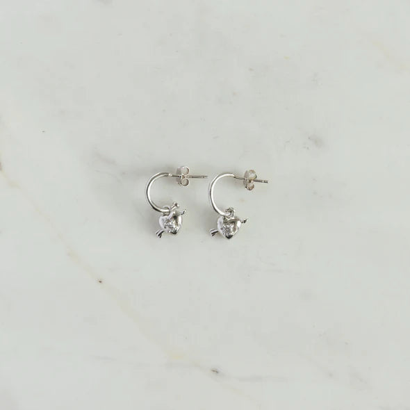 LOVE STRUCK HOOP STUDS