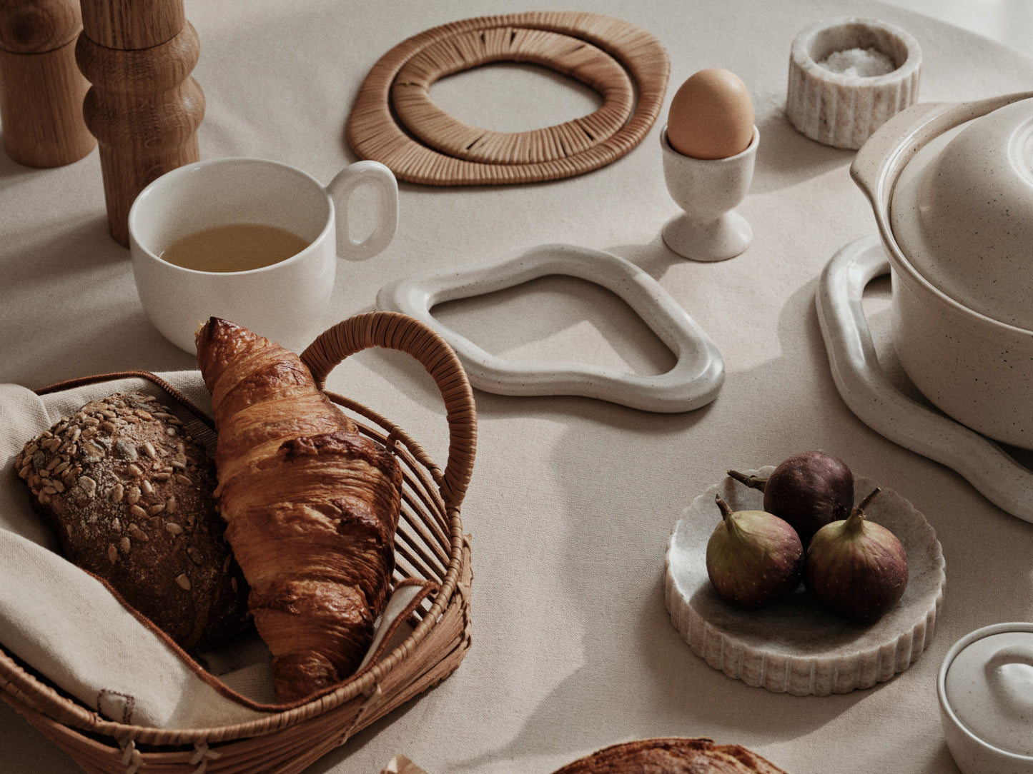 BROSTE Trivet Nordic Vanilla S/2