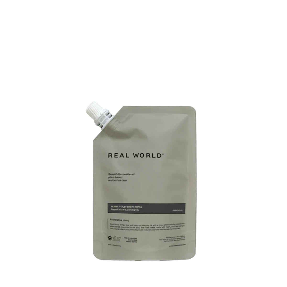 Koromiko Leaf & Lemongrass Toilet Drops 200ml Refill
