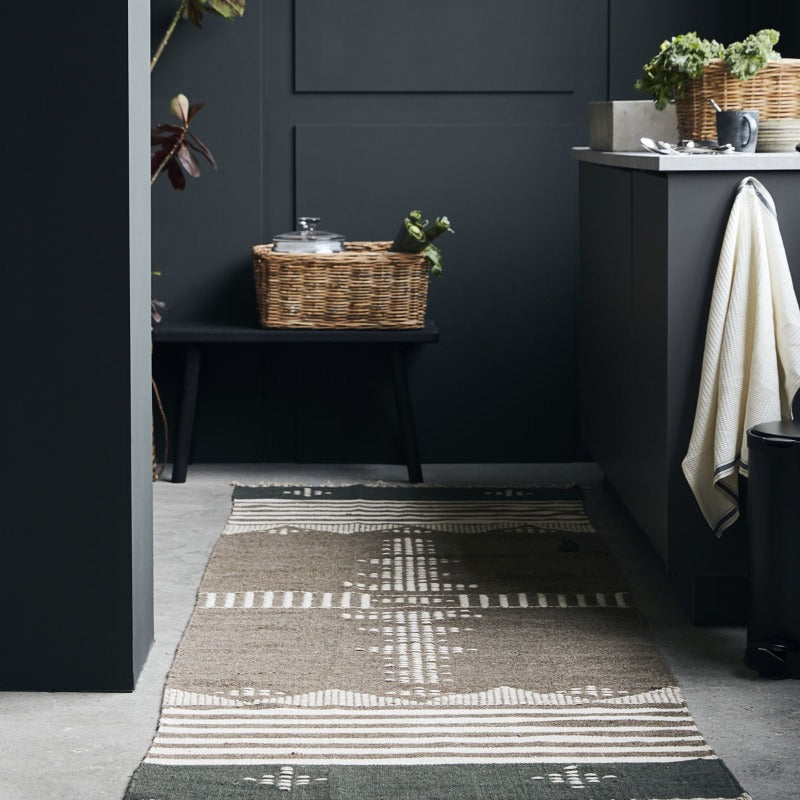 House Doctor Rug, Coto, Brown – 200cm x 90cm