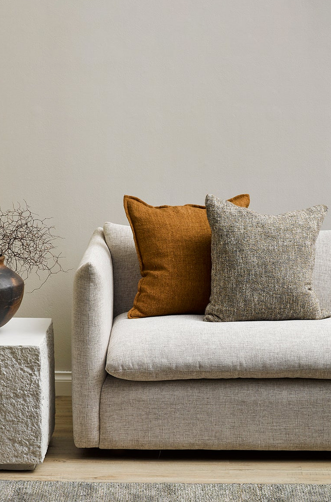 FLAXMILL CUSHION - Pecan