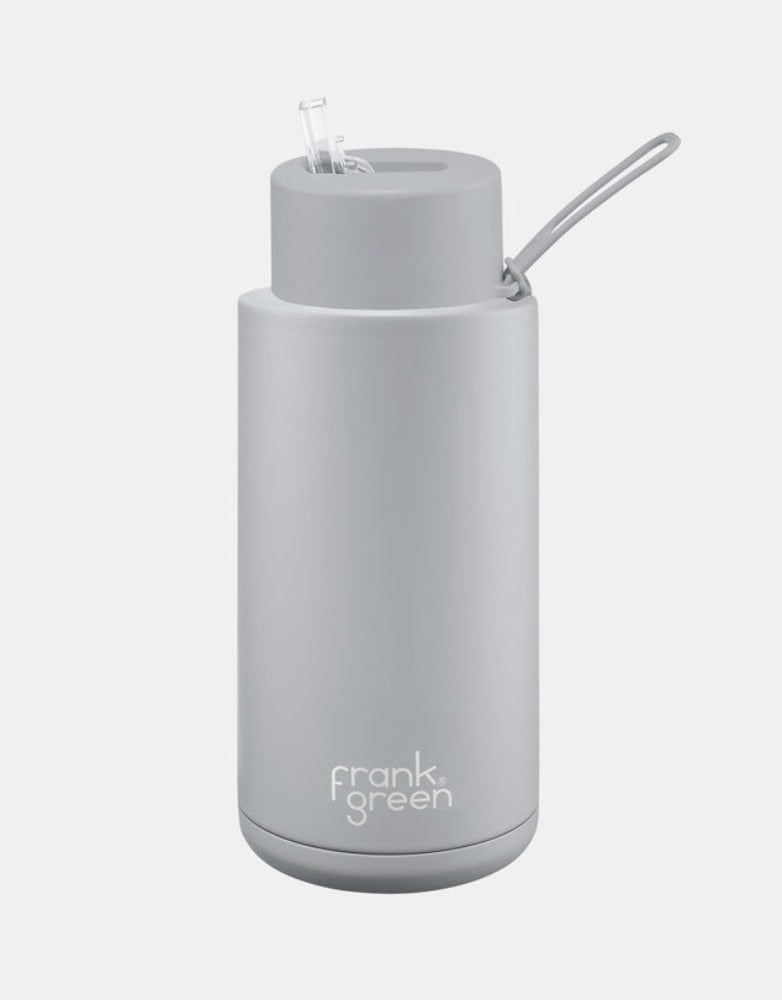 Frank Green Ceramic Reusable Bottle 34oz Straw Lid