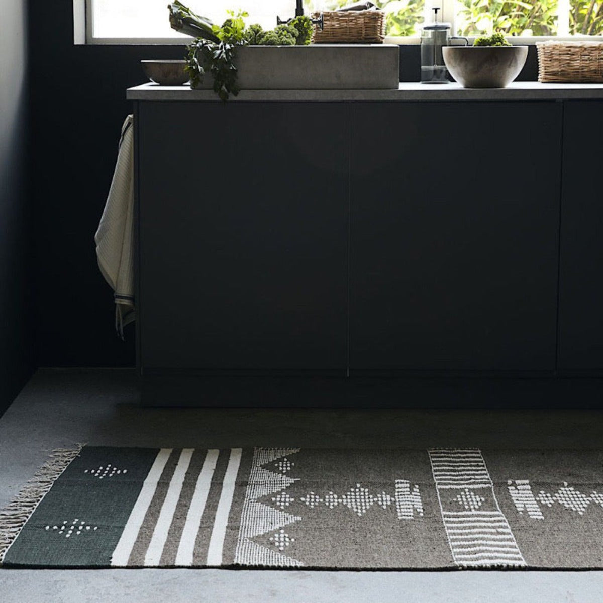 HOUSE DOCTOR RUG, COTO, BROWN    200 cm, w: 90 cm