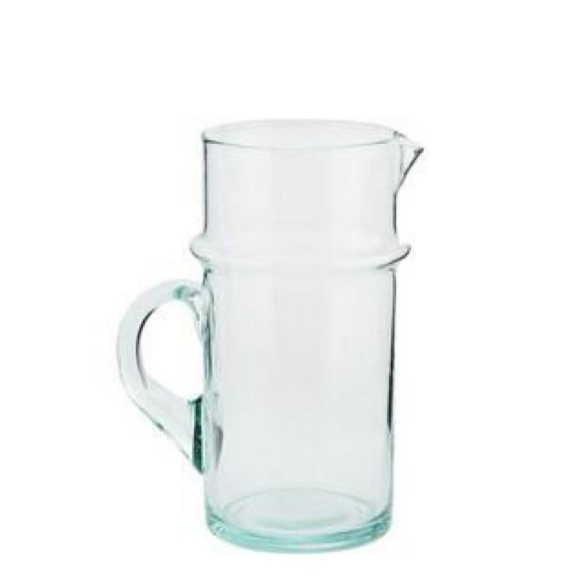 Beldi glass jug, Clear