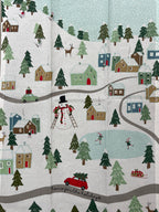 Home For the Holidays Christmas Tea Towel