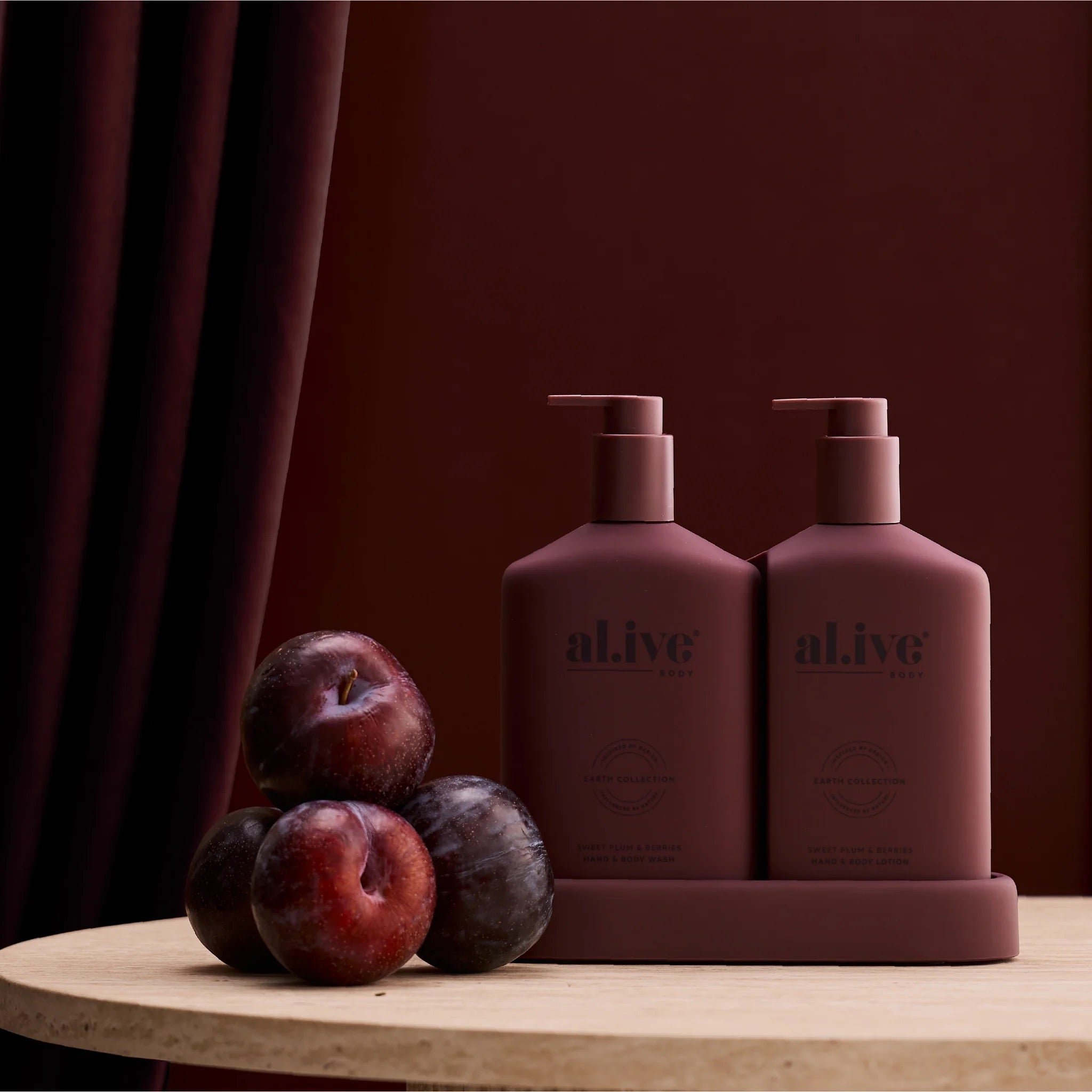 Alive Body Transformative Wash & Lotion Duo Set - Sweet Plum & Berries