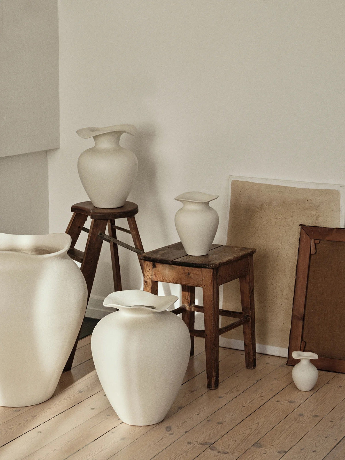 BROSTE Vase Florentina XS - Off-White