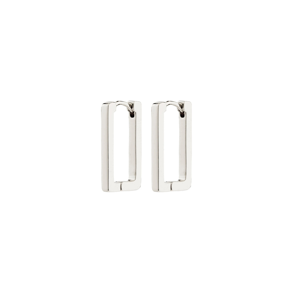 Feel Recycled Earrings - Silver Plated