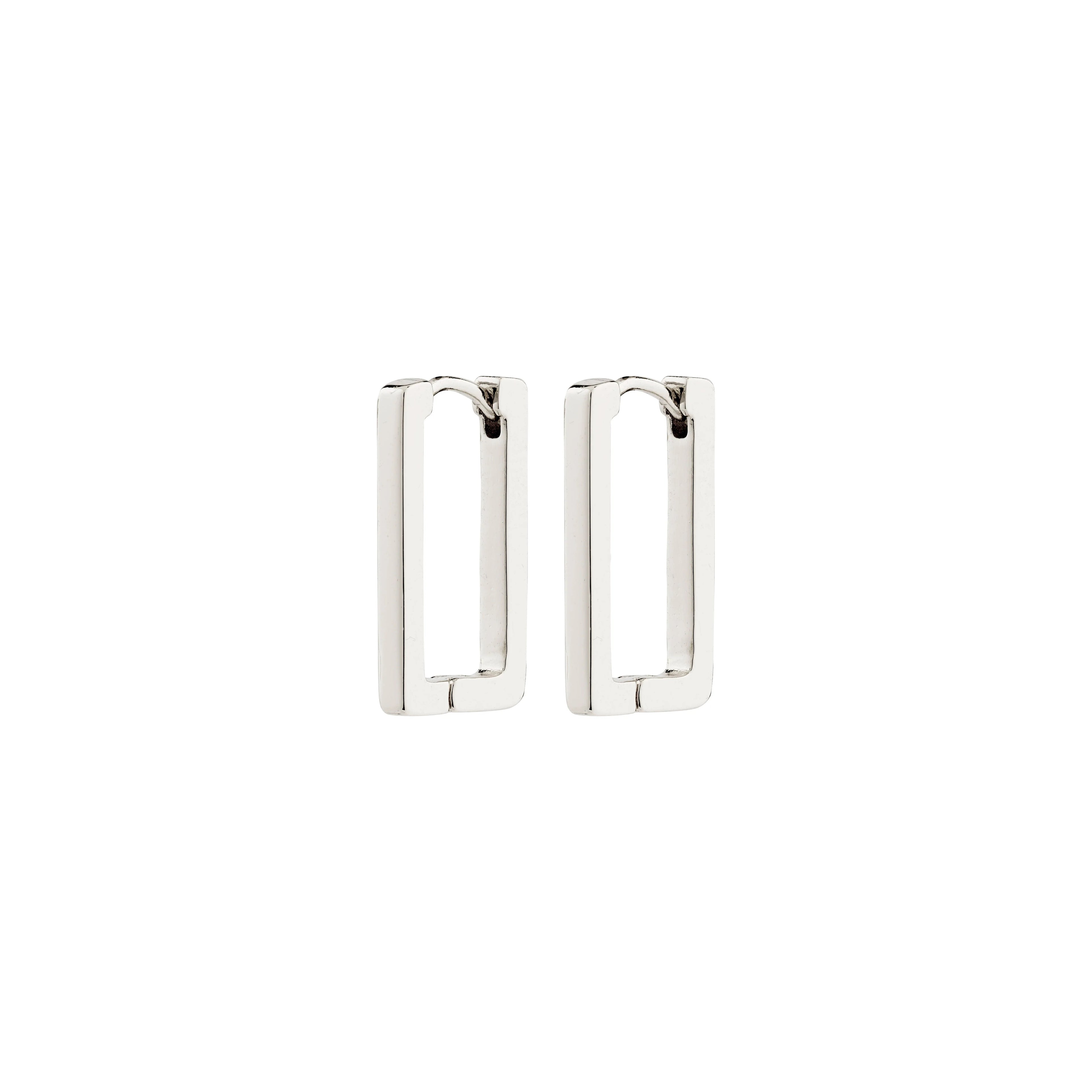 Feel Recycled Earrings - Silver Plated