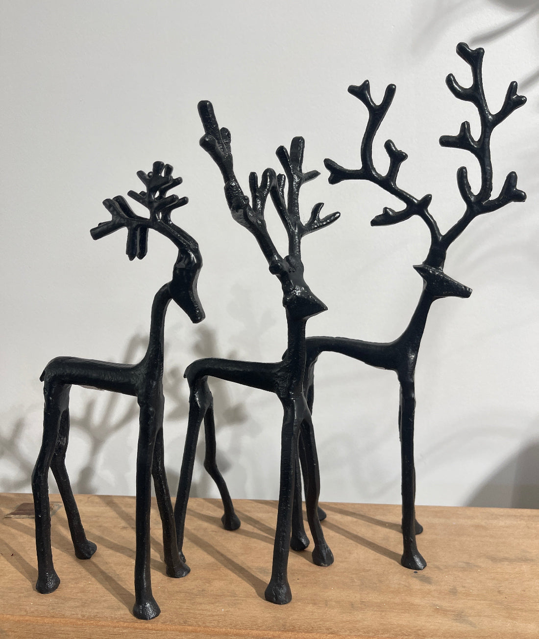 Metal Reindeer - Black