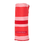 Beach Sand Free Towel - Red Stripe
