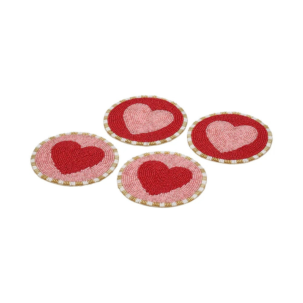 Beaded Coasters S/4 - 2 Styles