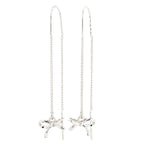 Lysandra Recycled Chain Earrings - Silver Plated