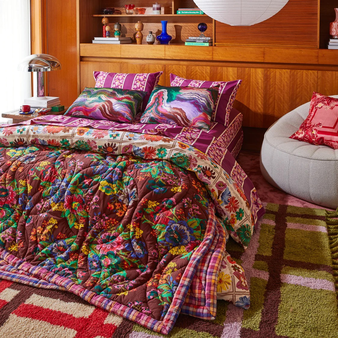 Sage and Clare Stela Cotton Bedcover