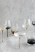 Broste Amber Martini Glass - Set/4