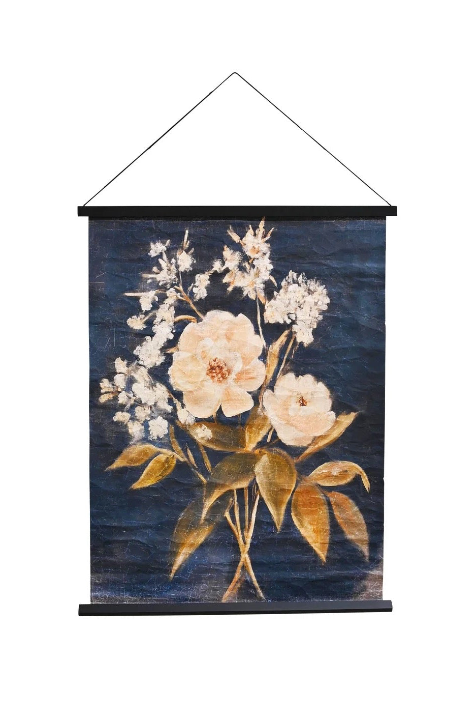 Hanging Paper Scroll Art - Evening Blooms