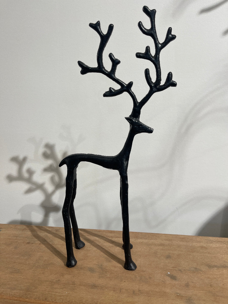Metal Reindeer - Black