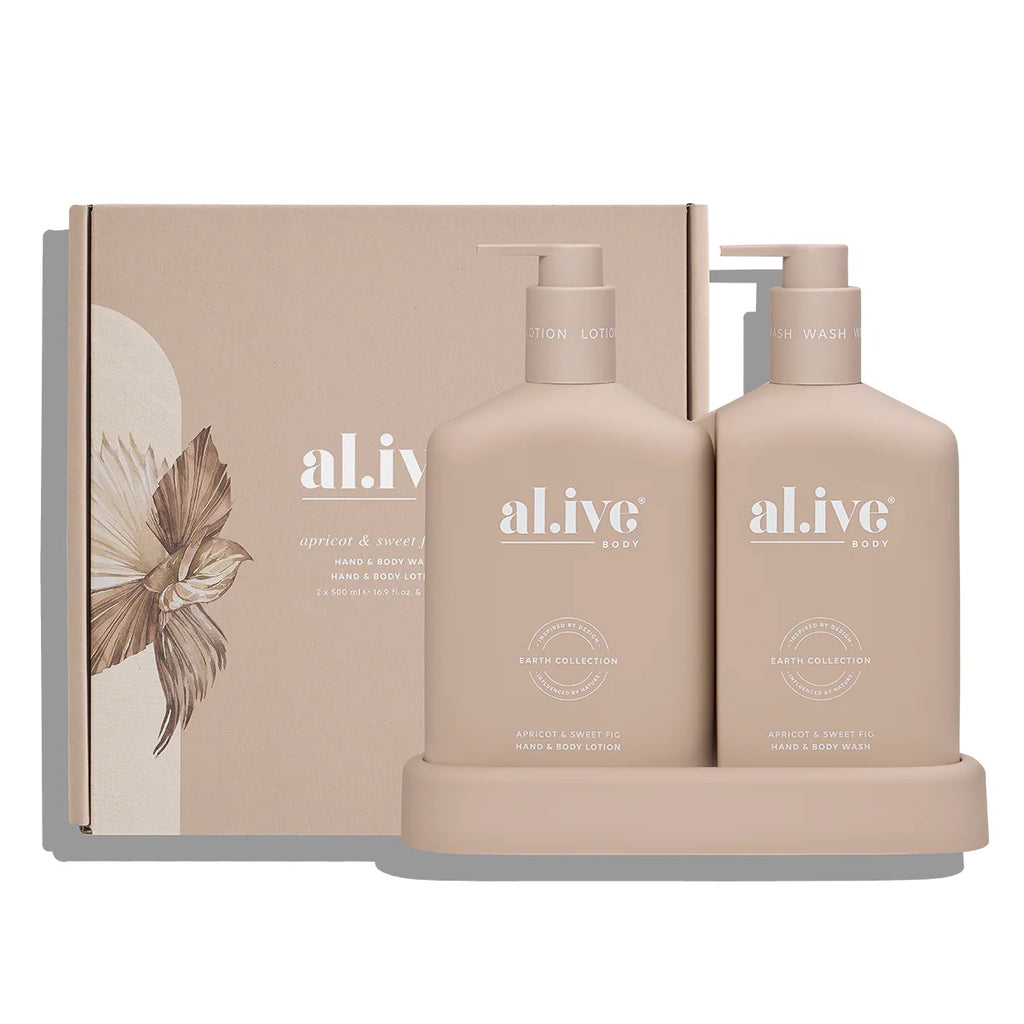 Al.ive Wash & Lotion Duo - Sweet Fig & Apricot