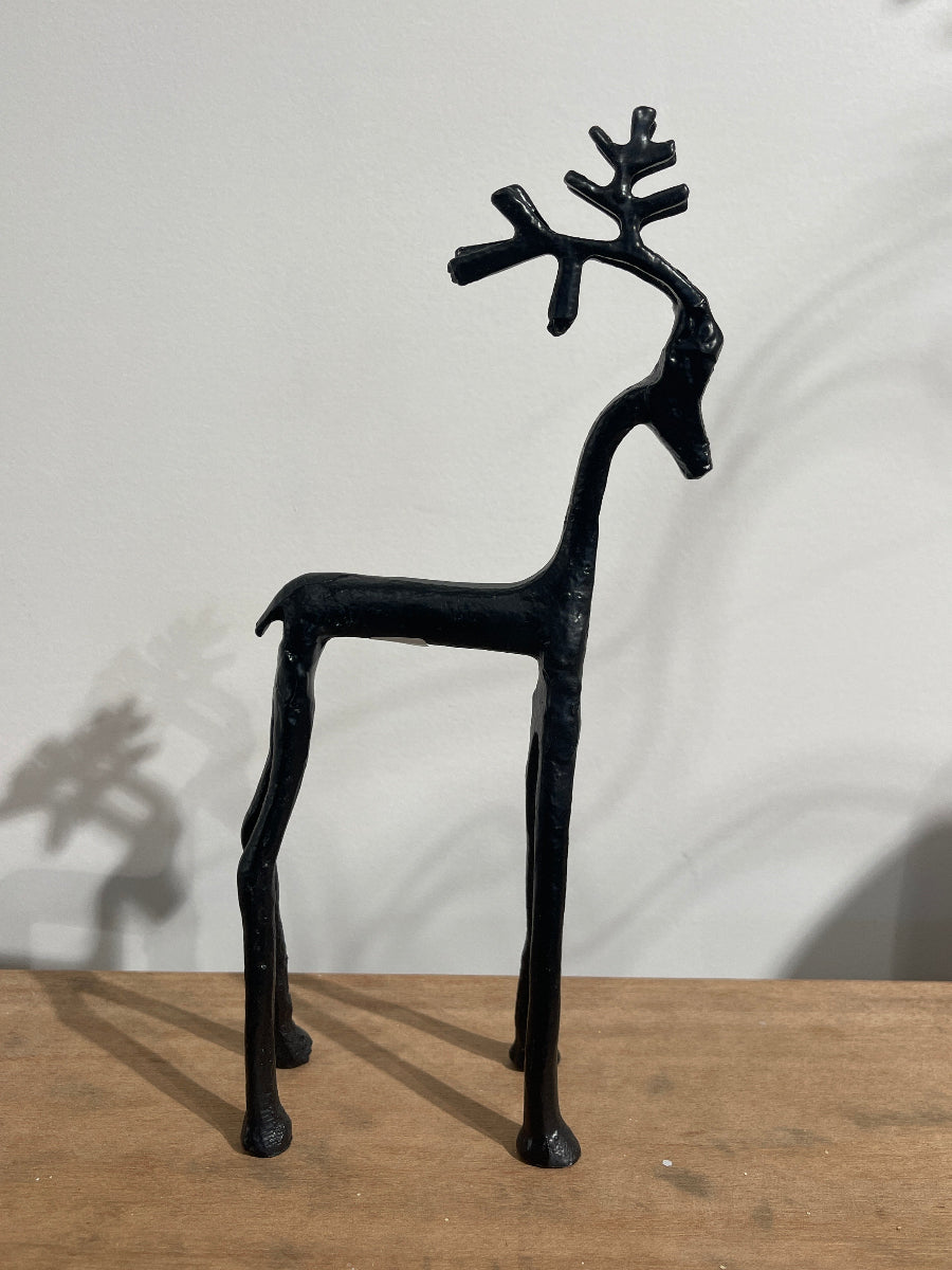 Metal Reindeer - Black