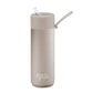 Frank Green Ceramic Reusable Bottle 20oz STRAW LID