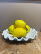 Magnolia Lane - Ruffled Bowl White