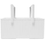 Hachiman Omnioffre Stacking Storage Box White - choose from 3 sizes