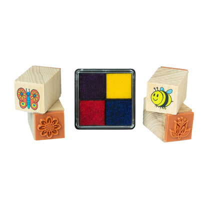 WOODEN STAMP SET – GARDEN