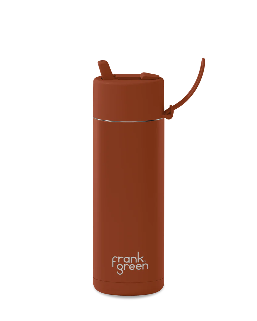 Frank Green Ceramic Reusable Bottle 20oz STRAW LID