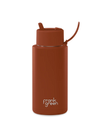 Frank Green Ceramic Reusable Bottle 34oz Straw Lid