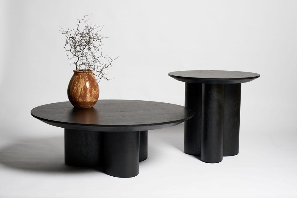 Side Table - Black Oak