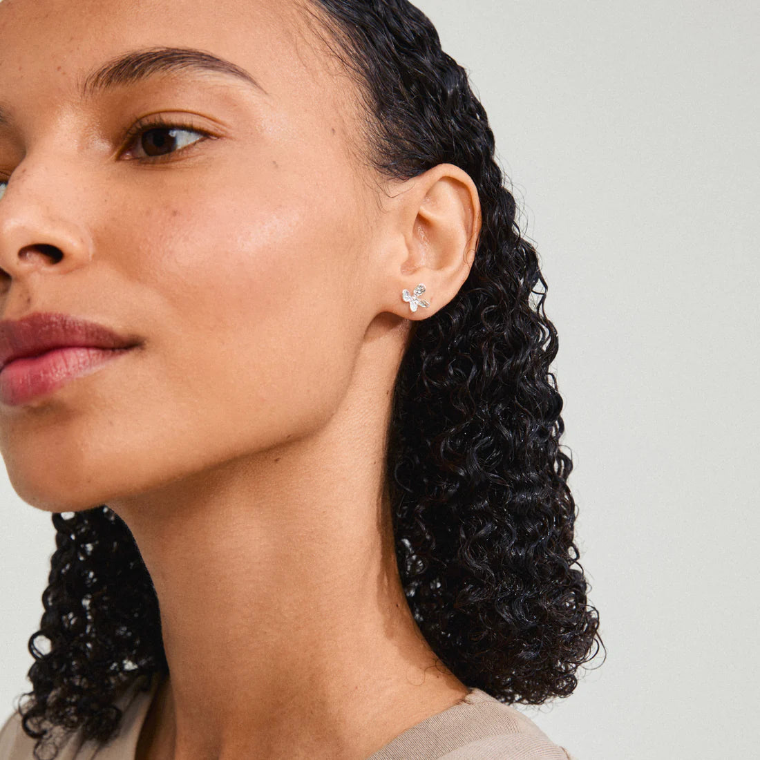 Aglaia earrings silver -plated