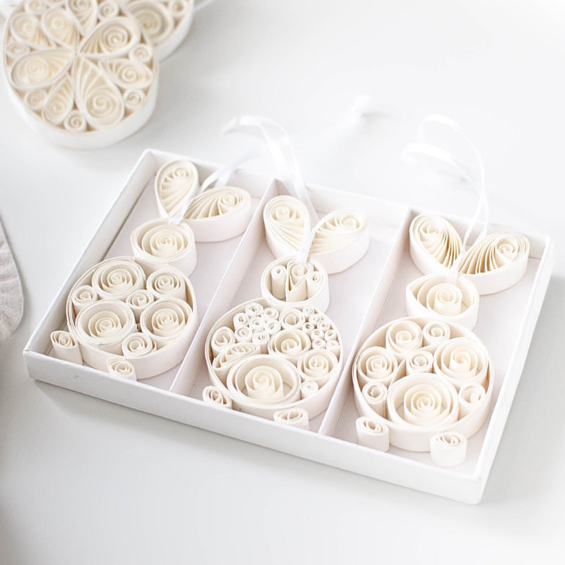 Quiling Trio Bunny 10cm 3pc set