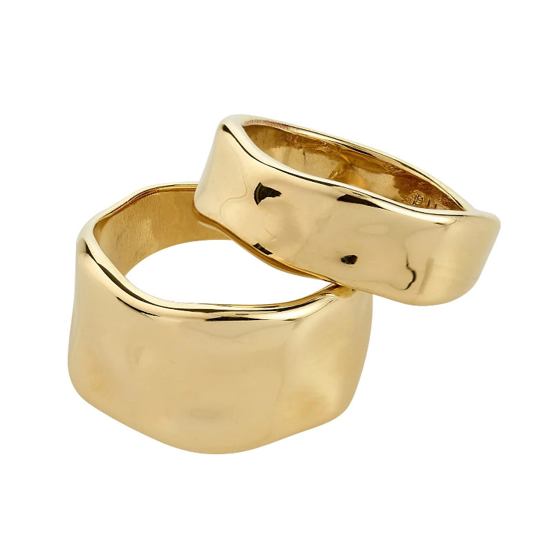 Ember rings 2n1 Set - Gold Plated