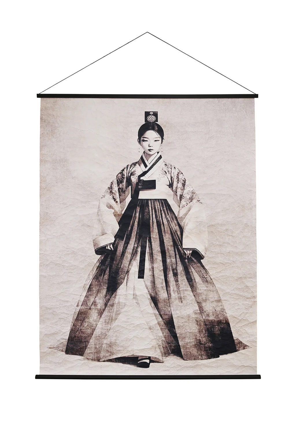 Hanging Paper Scroll Art - Lady Grace