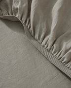 Ravello Fitted Sheet - Pebble