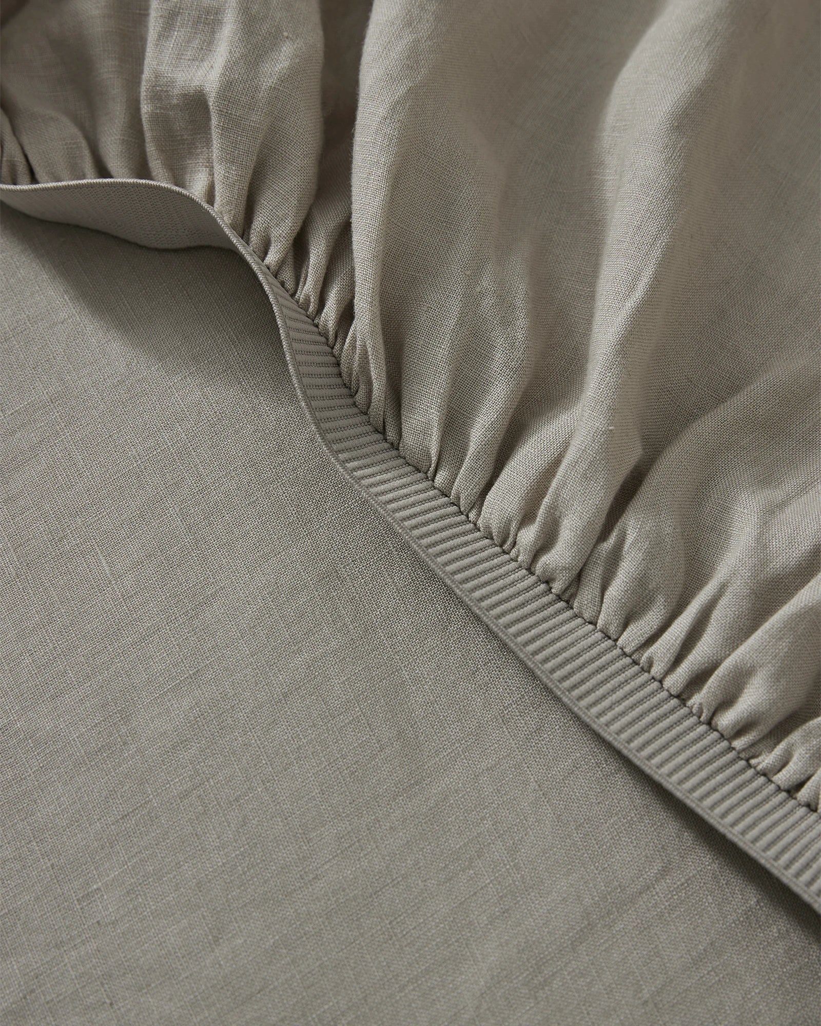 Ravello Fitted Sheet - Pebble
